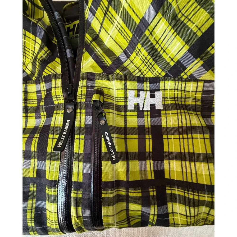 Helly Hansen TechXP Ski Jacket Mens XL Plaid Thinsulate  Snowboard Coat